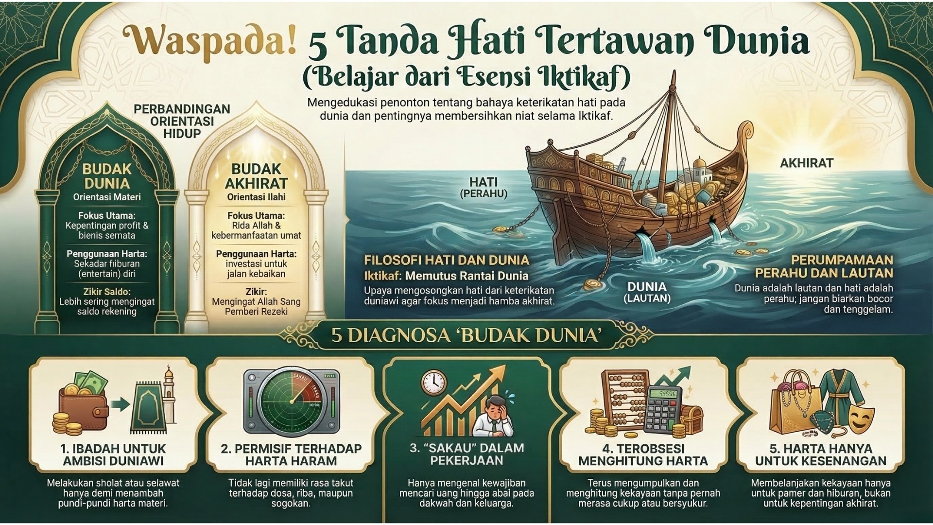 image of Dunia di Tangan, Akhirat di Hati: Mengapa Iktikaf Adalah "Detoks" Terbaik bagi Jiwa yang Terpenjara